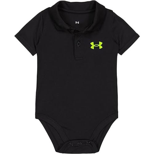 Under Armour baby-boys Logo Polo Bodysuit, Short Sleeve