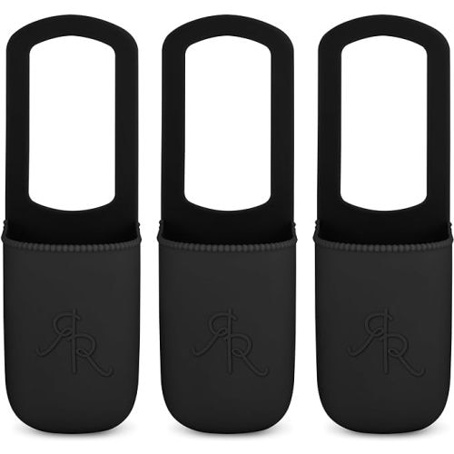 Ryan & Rose Cutie Holder Universal Stroller Cup Holder (Black (3 Pack))