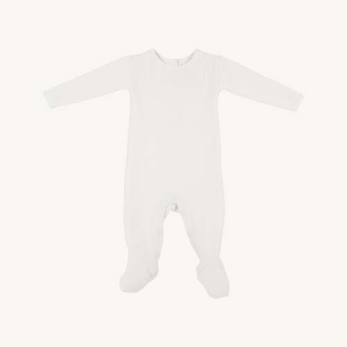 Rock Me Romper (Ribbed) - Palmetto Pearl