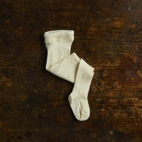 Baby & Kids Wool/Cotton Tights - Natural – MamaOwl