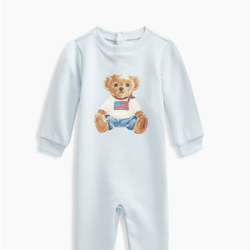 Polo Ralph Lauren Baby Boy's Polo Bear Fleece Coveralls | Saks Fifth Avenue