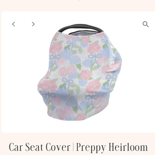 Car Seat Cover | Preppy Heirloom