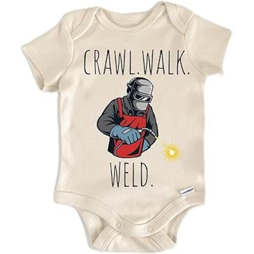 Welding Welder - Baby Boy Girl Clothes Infant Bodysuit Funny Cute Newborn