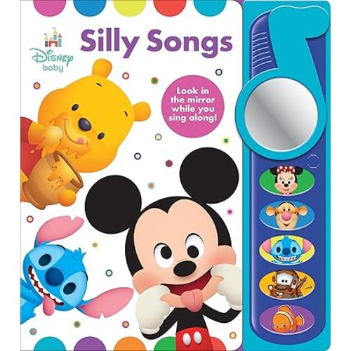 Disney Baby Mickey Mouse, Winnie, Stitch, and More! - Silly Songs Mirror Sound Book - PI Kids Product Bundle – Sound Book, July 2, 2024