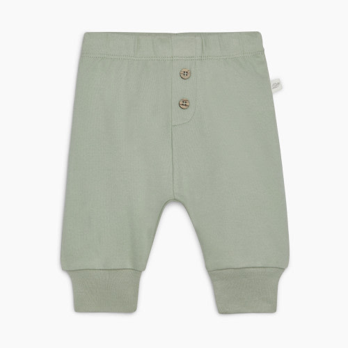 Tiny Kind Solid Organic Cotton Pants - Desert Sage, NB