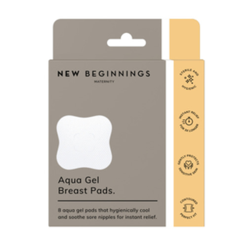 New Beginnings Aqua Gel Breast Pads 8 Pack