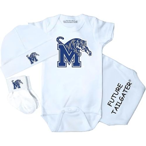 Collegiate Licensed 3 Piece Baby Clothing Gift Set