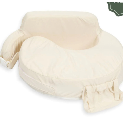 Super Deluxe Oat Nursing Pillow with 100% Organic Cotton Cover