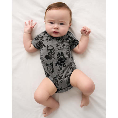 Star Wars Far, Far Away Friends Short Sleeve Bodysuit | Little Sleepies