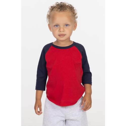 FF0053 - Infant 3/4 Sleeve Poly Cotton Raglan