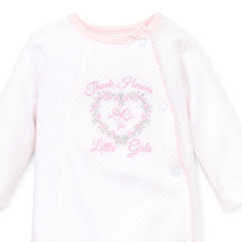 Thank Heaven For Little Girls Footed One-Piece