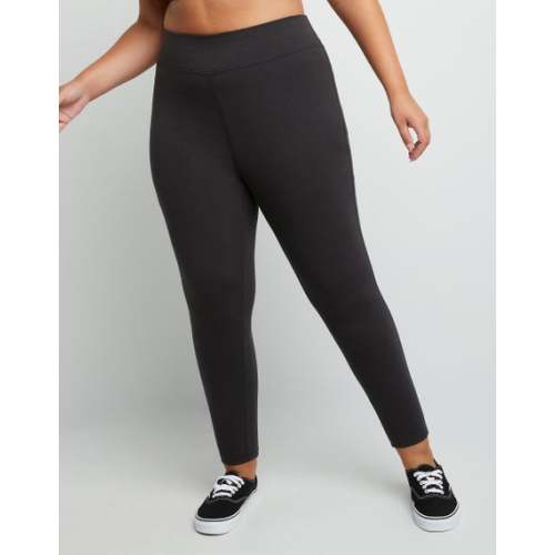 Hanes Just My Size Women's Stretch Jersey Leggings, 25.5" (Plus Size)