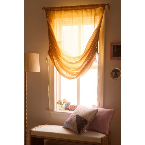 Roman Shade Window Panel