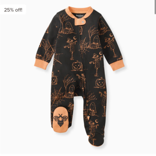 Haunted Halloween Organic Cotton Sleep & Play