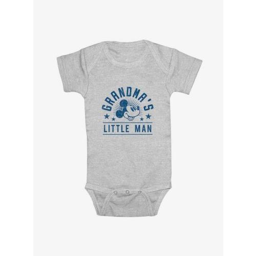 Disney Mickey Mouse Grandma's Little Man Infant Bodysuit