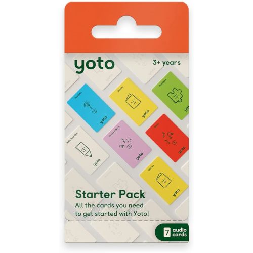 Yoto Starter Pack – 7 Kids Audio Cards for Use with Player & Mini All-in-1 Audio Device, Fun Educational Screen-Free Listening with Stories Music Sound Effects Activities Radio Podcasts, Ages 3+