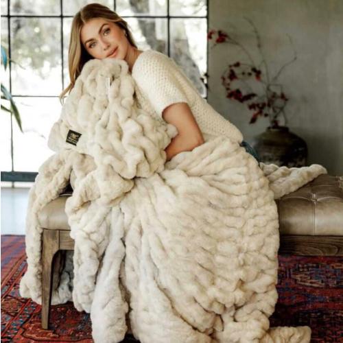 Hugs Sugar Cookie Plush Blanket | Minky Couture