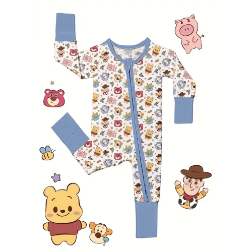 Disney baby jumpsuit soft bamboo fiber onesie - Temu