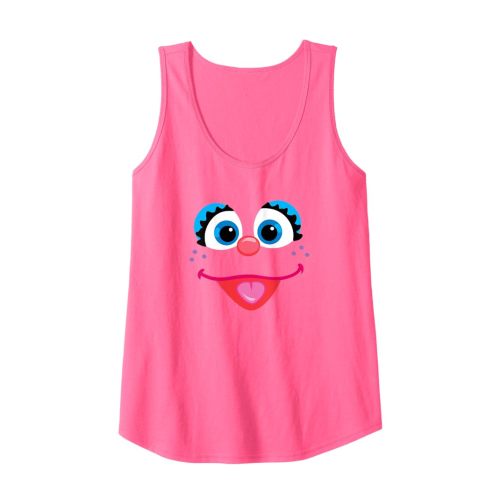 Womens Sesame Street Abby Cadabby Face Tank Top
