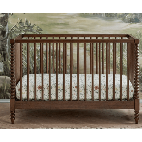 Chris Loves Julia Turned Wood Convertible Crib