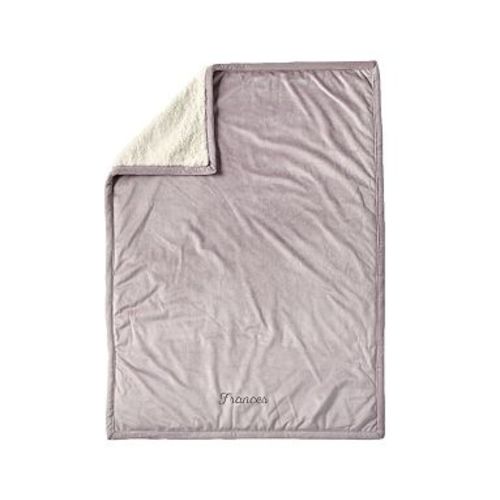 Sherpa Baby Blanket, Fig