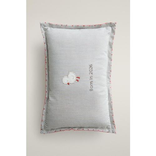 BABY CHICKS COTTON BLANKET - Gray | ZARA United States