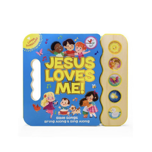 Jesus Loves Me 5-Button Songbook - Perfect Gift for Easter Baskets, Christmas, Birthdays, Baptisms, and More (Little Sunbeams)
