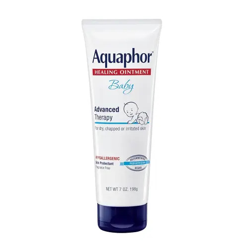 Aquaphor Baby Healing Ointment Advanced Therapy Skin Protectant, Dry Skin and Diaper Rash Ointment, 7 Oz Tube