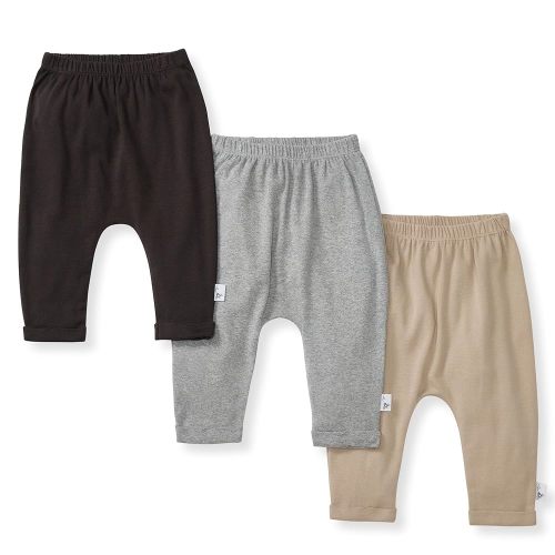 Burt's Bees Baby Boys' Knit Jogger Pants, Baby Sweatpants, 100% Organic Cotton Infant Bottoms