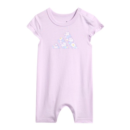 Graphic Print Cap Sleeve Romper 6mo