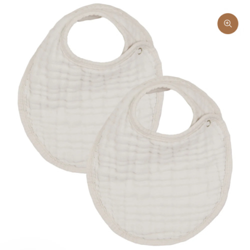 Cloud Muslin™ Bib 2 Pack - Grey