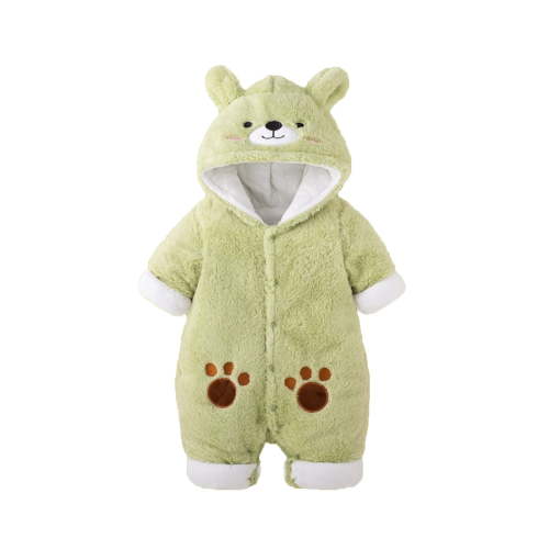 LRen Girls Down Coat Winter Warm Hooded Jacket Outerwear For Baby Toddler 0-24 Months,3-6 Months,Z4-Green
