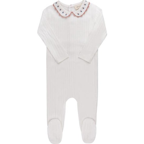 Looms Wave Collection - Tulip Collar Footie, 6M