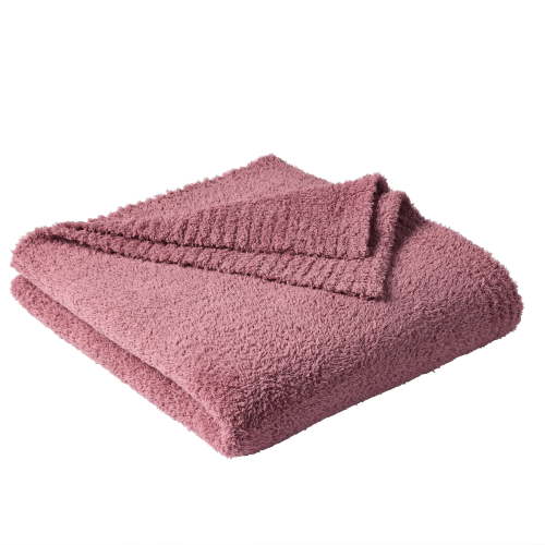 Better Homes & Gardens Oversized Cozy Knit Couch Throw Blanket, Violet Gem, 50 x 72 in
