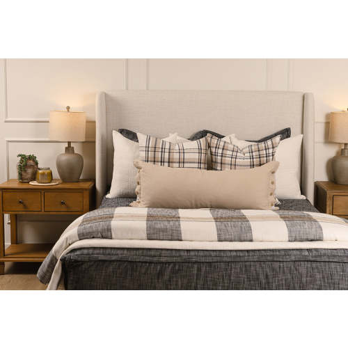 Oliver Luxe Charcoal Gray Bed Set: Zipper Bedding | Beddy's