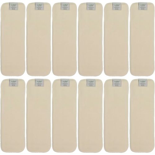 Hemp Diaper Inserts: Overnight Cloth Diaper Doubler Booster Pads