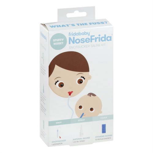 Fridababy Baby Nasal Aspirator NoseFrida The Snotsucker All Natural Saline