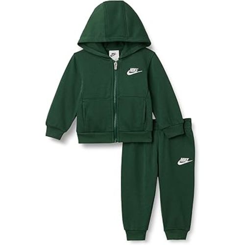 Amazon.com: Nike Club Fleece Front Zip Hoodie and Jogger Pants 2-Piece Outfit Set: Clothing, Shoes & Jewelry