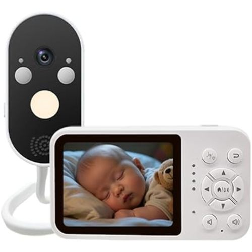 TimeFlys Video Baby Monitor with 2.8" Screen, Night Vision Camera, 2-Way Audio, Lullabies, Portable Units, No WiFi Required, Model Z280L