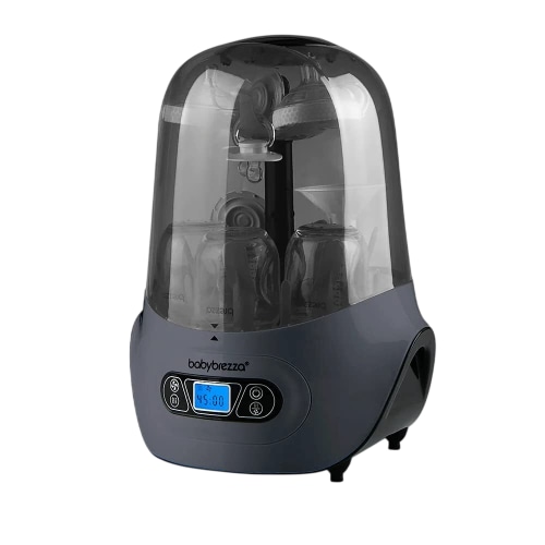Baby Brezza One Step Baby Bottle Sanitizer and Dryer (Steam Sterilizer), Charcoal