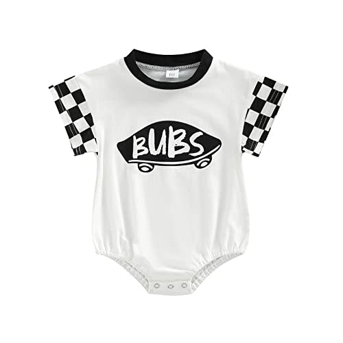 Newborm Baby Girl Boy Halloween Outfit Pumpkin Crewneck Sweatshirt Short Sleeve Romper Onesie Pullover Top Clothes