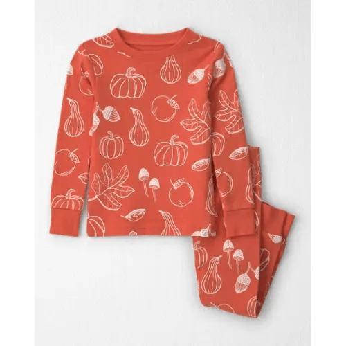 Toddler 2-Piece Organic Cotton Pajamas in Autumn Gourds - Little Planet | Carter's
