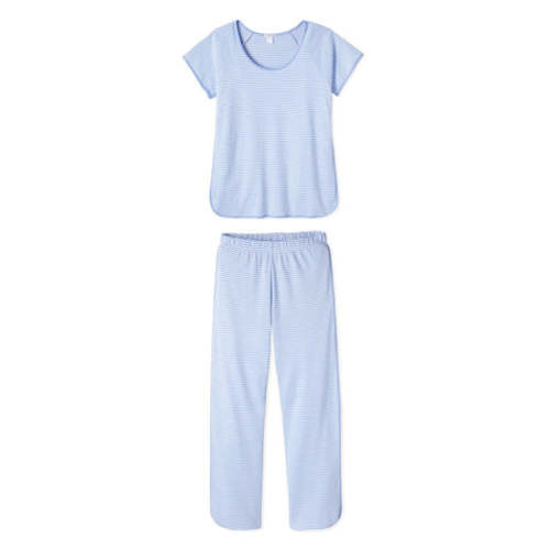 Pima Short-Long Set in Hydrangea — XXS / Cropped