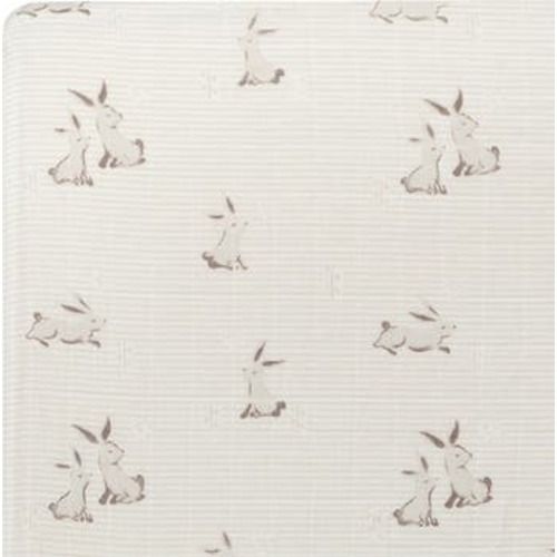 Avery Print Organic Cotton Muslin Fitted Crib Sheet