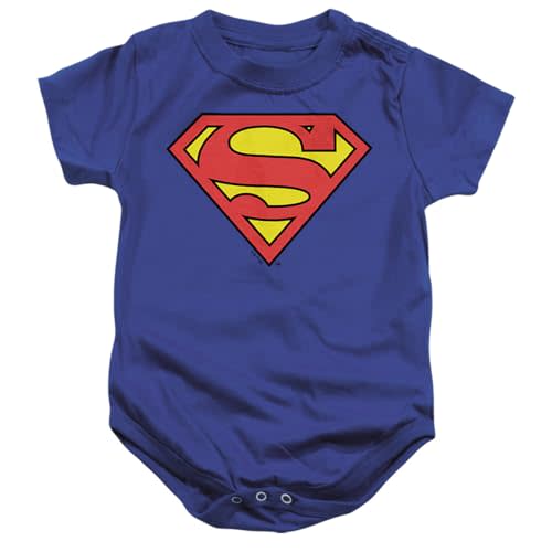Popfunk Superman Logo Baby Bodysuit Collection Infant Baby Boys Onesie Snapsuit