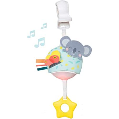 Taf Toys Musical Koala, On-The-Go Pull Down Hanging Music and Lights Infant Toy | Parent and Baby’s Travel Companion, Soothe Baby, Keeps Baby Relaxed While Strolling, for Newborns and Up