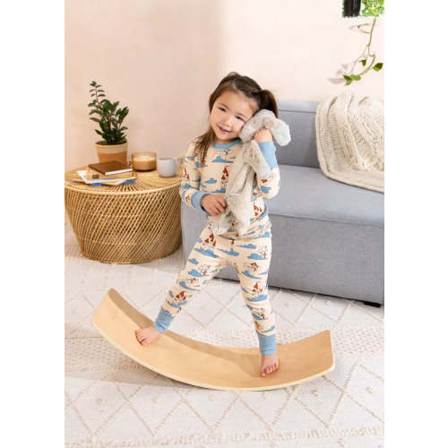 Balance Board - Natural Wood