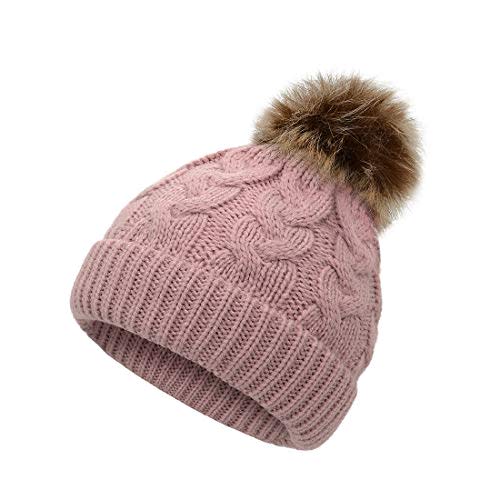 Durio Baby Girl Hats Knit Baby Winter Hat Cute Baby Beanies for Girls Boys Thick Warm Toddler Hat