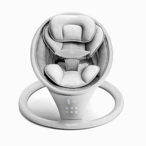 Munchkin Vibration Baby Swing - Bluetooth-Enabled Smart Seat with Music and Motion