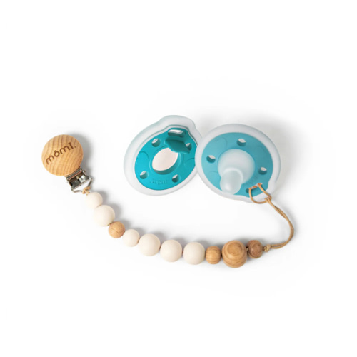 mōmi babypace pacifier gift set - lagoon